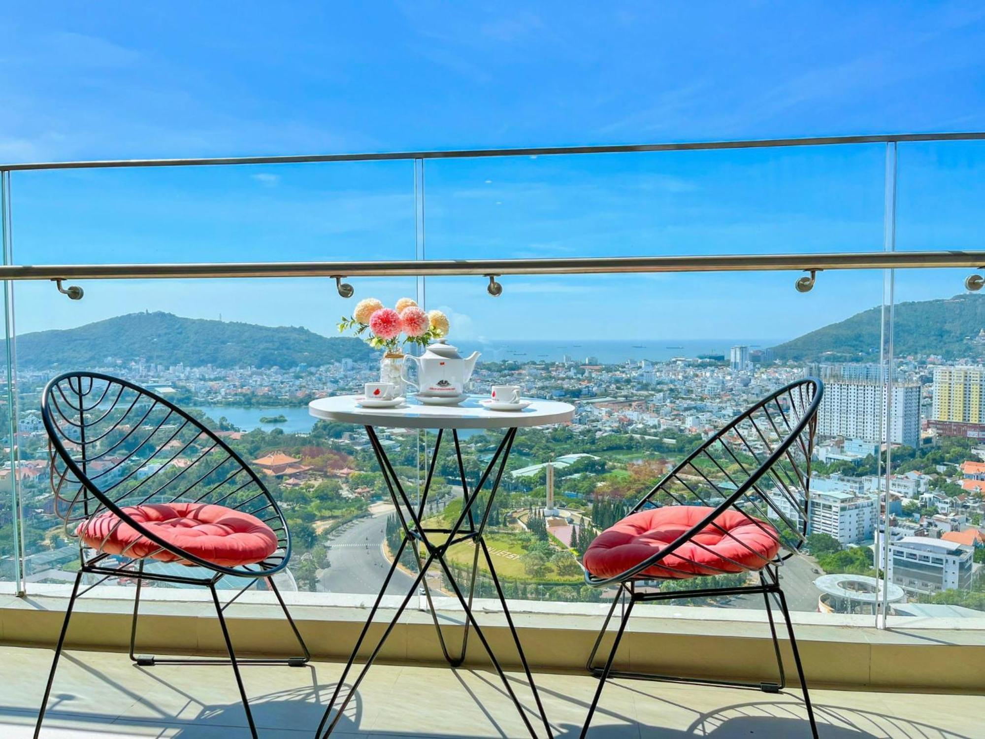 Căn Hộ The Sóng Vũng Tàu Hồ Bơi Vô Cực,Công Viên Nước Trẻ Em Miễn Phí-infinity Pool Free Esterno foto