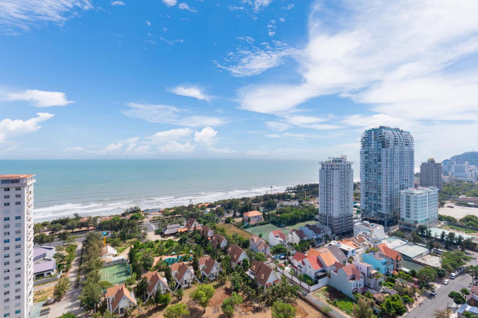Căn Hộ The Sóng Vũng Tàu Hồ Bơi Vô Cực,Công Viên Nước Trẻ Em Miễn Phí-infinity Pool Free Esterno foto