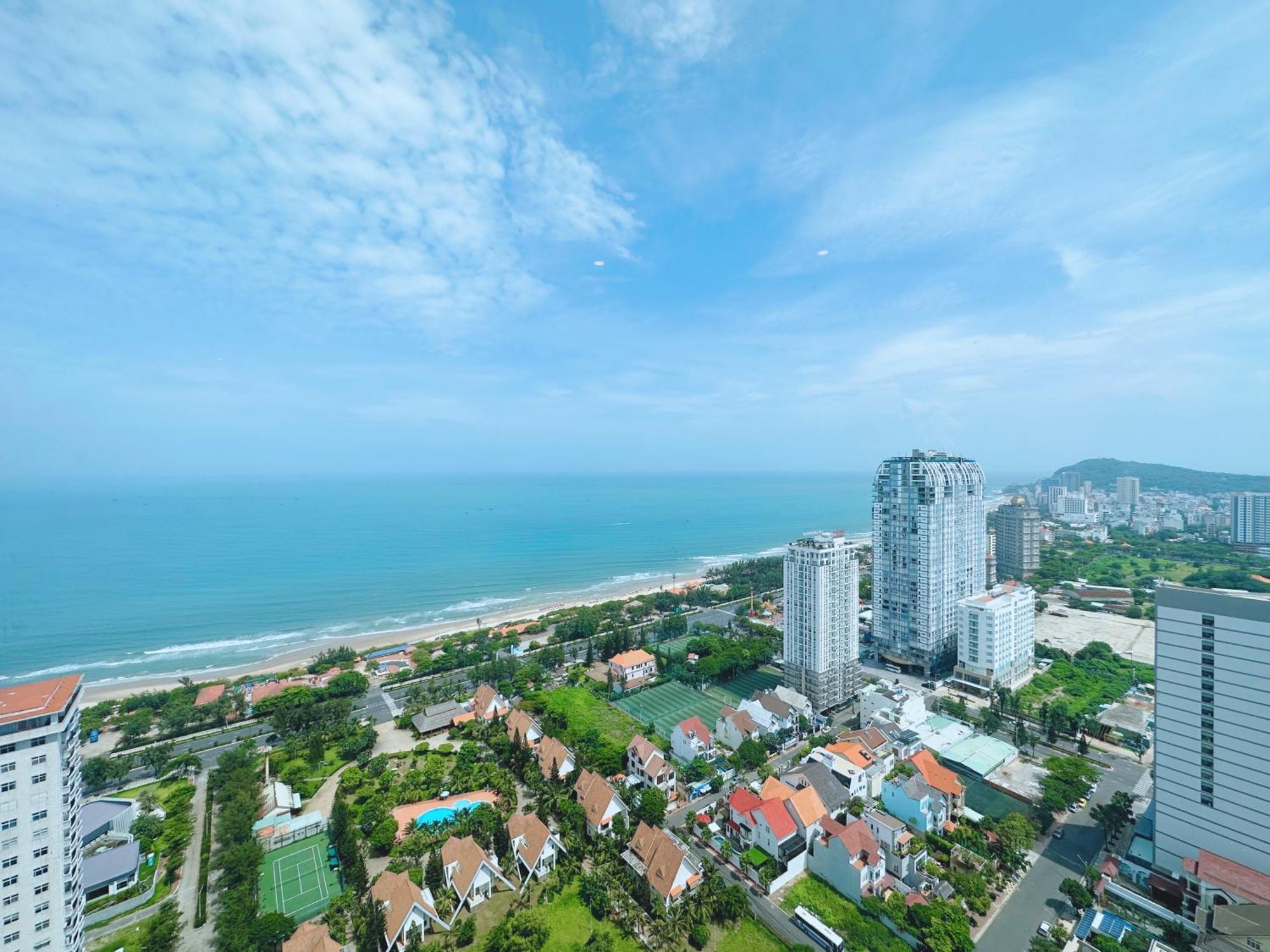 Căn Hộ The Sóng Vũng Tàu Hồ Bơi Vô Cực,Công Viên Nước Trẻ Em Miễn Phí-infinity Pool Free Esterno foto