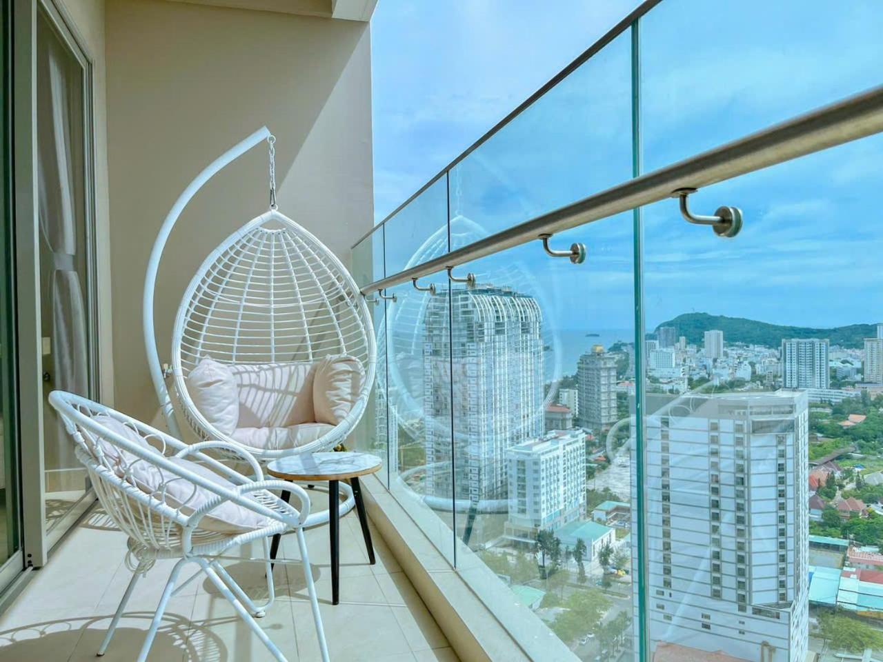 Căn Hộ The Sóng Vũng Tàu Hồ Bơi Vô Cực,Công Viên Nước Trẻ Em Miễn Phí-infinity Pool Free Esterno foto